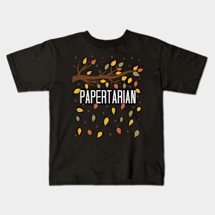 Papertarian Living The Paper Based Products Environment Kids T-Shirt